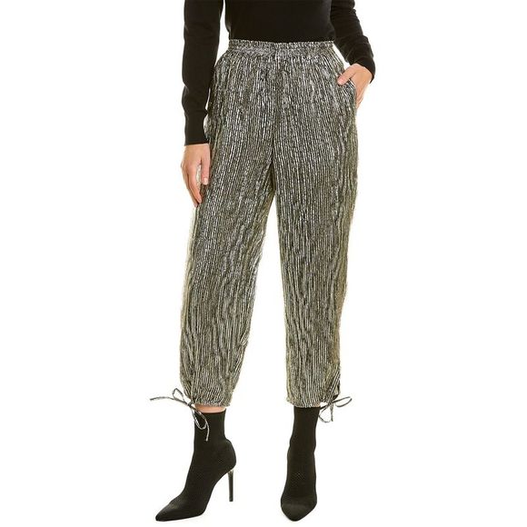 Tory Burch Pants - Tory Burch Crinkle Stripe Pant